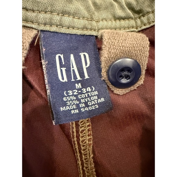 Vintage GAP Cargo Pants Y2K Red Men's M (32–34) Paratrooper Tactical - Picture 6 of 11